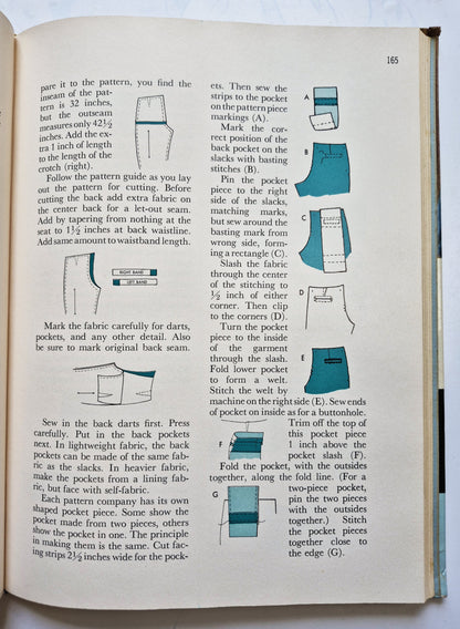 Better Homes & Gardens Sewing Book: Sewing How-To for Home and Family (Very good, 1961, HC, 320 pgs, Meredith)