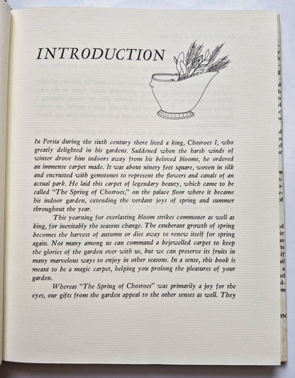 Gifts from Your Garden by Joan Scobey; Norma Myers (Very good, 1975, HC, 160 pgs, Bobbs-Merrill)