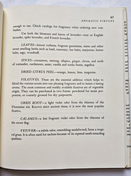 Gifts from Your Garden by Joan Scobey; Norma Myers (Very good, 1975, HC, 160 pgs, Bobbs-Merrill)