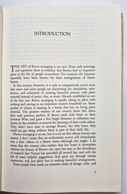 How to Arrange Flowers for All Occasions by Katherine N. Cutler (Very good, 1976, HC, 256 pgs, Doubleday & Co,)
