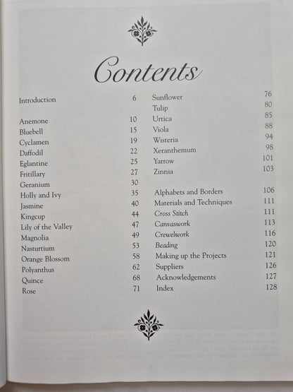 A Victorian Floral Alphabet by Sue Hawkins (Very good, 1997, HC, 128 pgs, David & Charles)