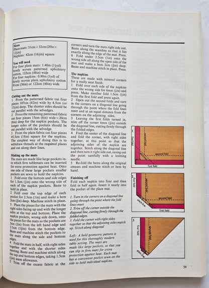 The Sew-It-Yourself Decorating Book edited by Yvonne Deutch (Very good, 1977, HC, 248 pgs, Thomas Y. Crowell Co.)