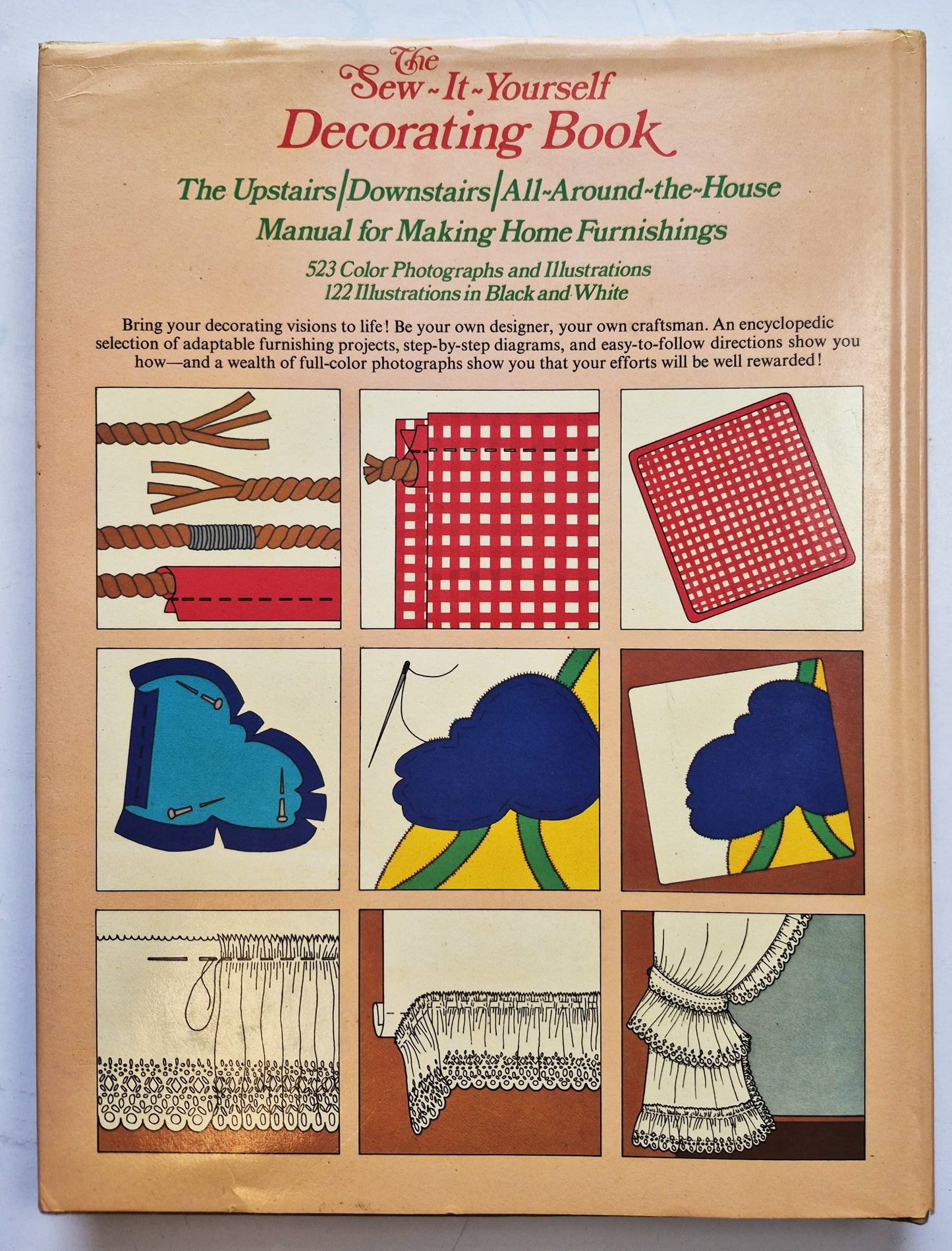 The Sew-It-Yourself Decorating Book edited by Yvonne Deutch (Very good, 1977, HC, 248 pgs, Thomas Y. Crowell Co.)