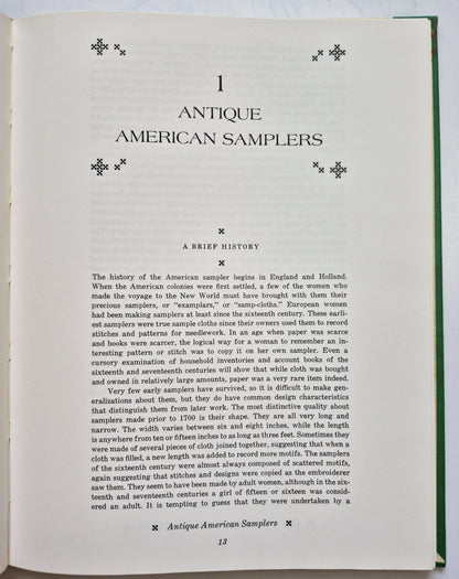 Creating Historic Samplers by Judith K. Grow; Elizabeth C. McGrail (Very good, 1974, HC, 127 pgs, Pyne Press)