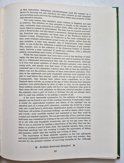 Creating Historic Samplers by Judith K. Grow; Elizabeth C. McGrail (Very good, 1974, HC, 127 pgs, Pyne Press)