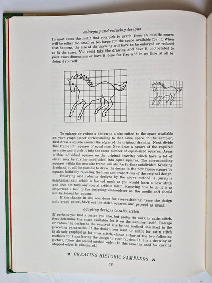 Creating Historic Samplers by Judith K. Grow; Elizabeth C. McGrail (Very good, 1974, HC, 127 pgs, Pyne Press)