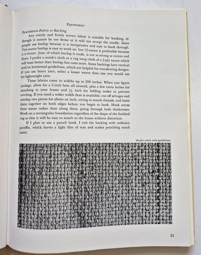 The Complete Book of Rug Making: Folk Methods and Ethnic Designs by Cecelia Felcher (Very good, 1975, HC, 208 pgs, Hawthorne Books)
