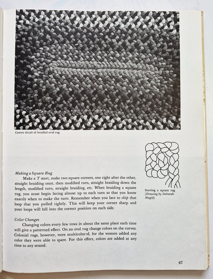 The Complete Book of Rug Making: Folk Methods and Ethnic Designs by Cecelia Felcher (Very good, 1975, HC, 208 pgs, Hawthorne Books)
