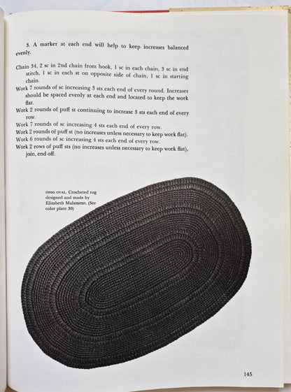 The Complete Book of Rug Making: Folk Methods and Ethnic Designs by Cecelia Felcher (Very good, 1975, HC, 208 pgs, Hawthorne Books)