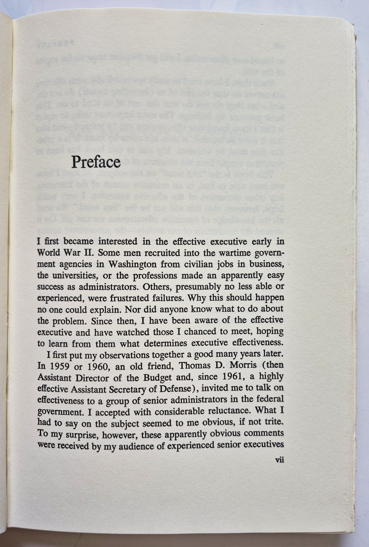 The Effective Executive by Peter F. Drucker (Very good, 1967, HC, 178 pgs, Harper & Row)