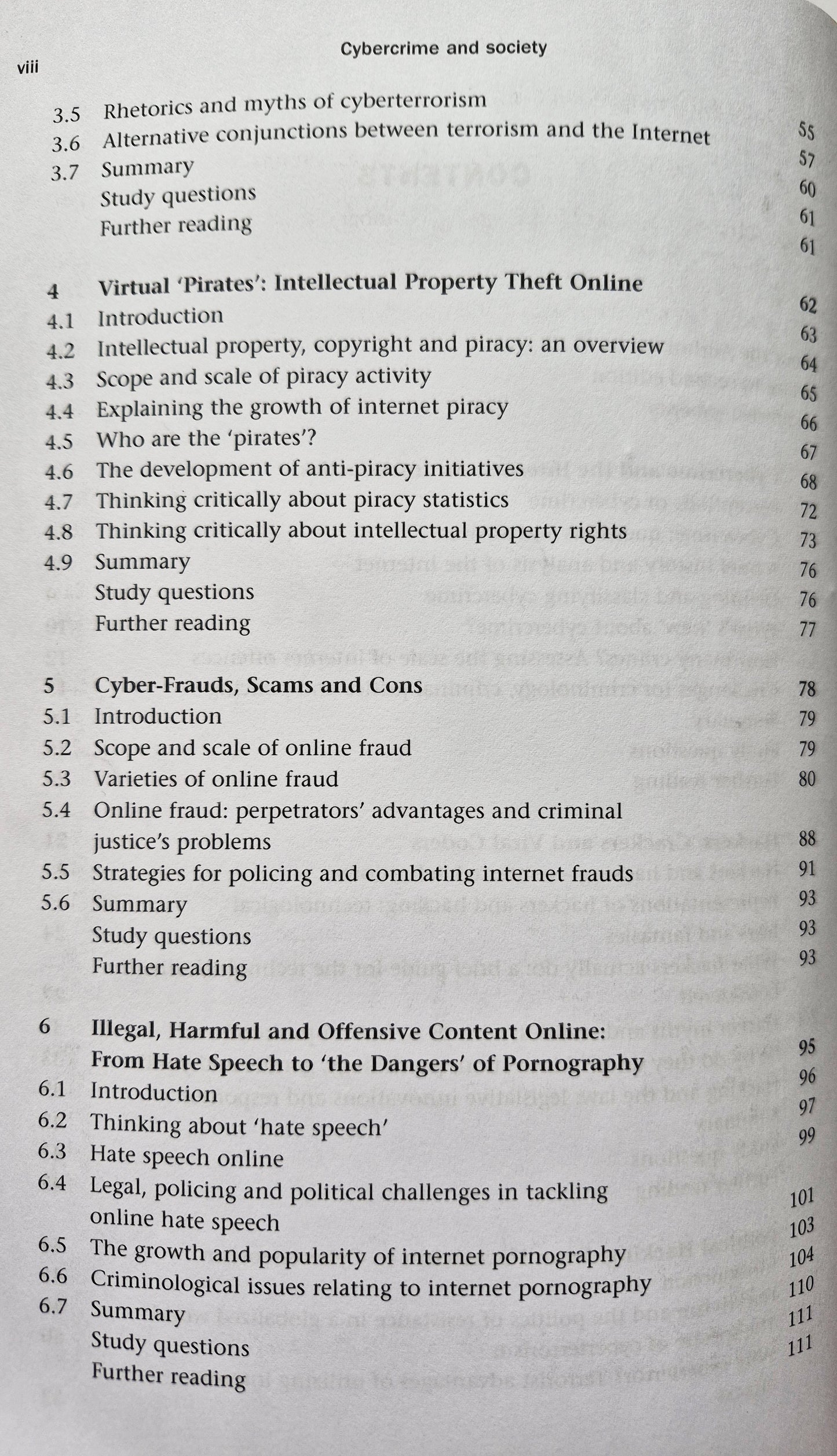 Cybercrime and Society 2nd Ed. by Majid Yar (Good 2013 Pbk 214 pgs Sage Pub.)