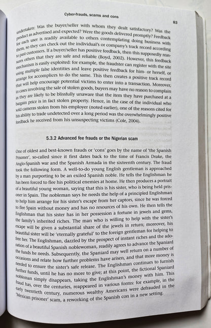 Cybercrime and Society 2nd Ed. by Majid Yar (Good 2013 Pbk 214 pgs Sage Pub.)