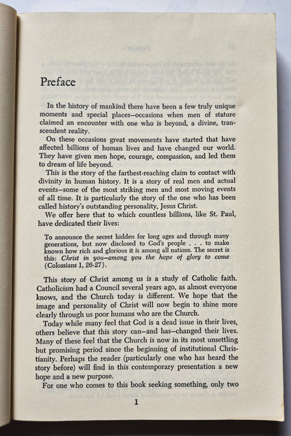 Christ Among Us: A Modern Presentation of the Catholic Faith by Anthony J. Wilhelm (Good 1973 Pbk 440 pgs Paulist Press)