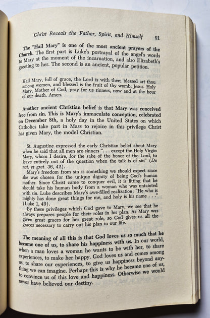 Christ Among Us: A Modern Presentation of the Catholic Faith by Anthony J. Wilhelm (Good 1973 Pbk 440 pgs Paulist Press)