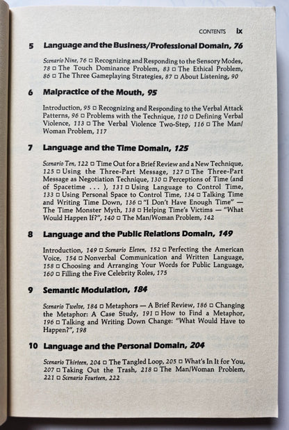 Success with the Gentle Art of Verbal Self Defense by Suzette Haden Elgin (Good 1989 Pbk 287 pgs Prentice Hall)