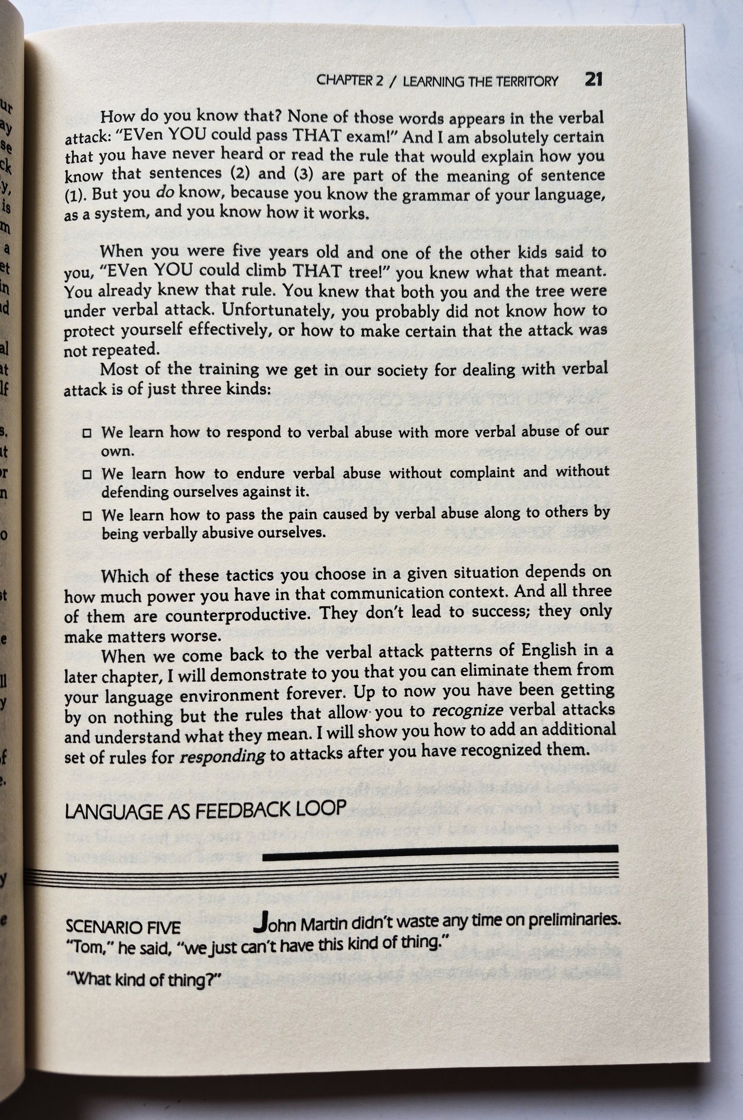 Success with the Gentle Art of Verbal Self Defense by Suzette Haden Elgin (Good 1989 Pbk 287 pgs Prentice Hall)