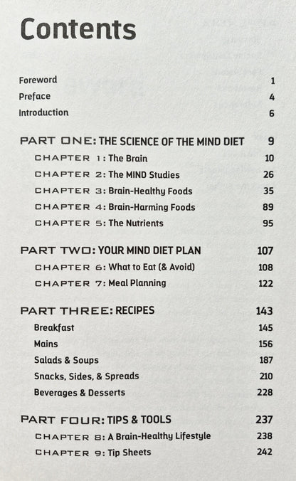 The Mind Diet by Maggie Moon (Very Good 2016 PBk 296 pgs Ulysses Press)