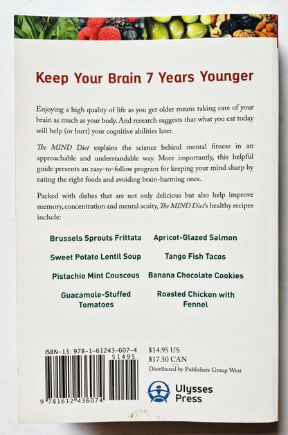The Mind Diet by Maggie Moon (Very Good 2016 PBk 296 pgs Ulysses Press)