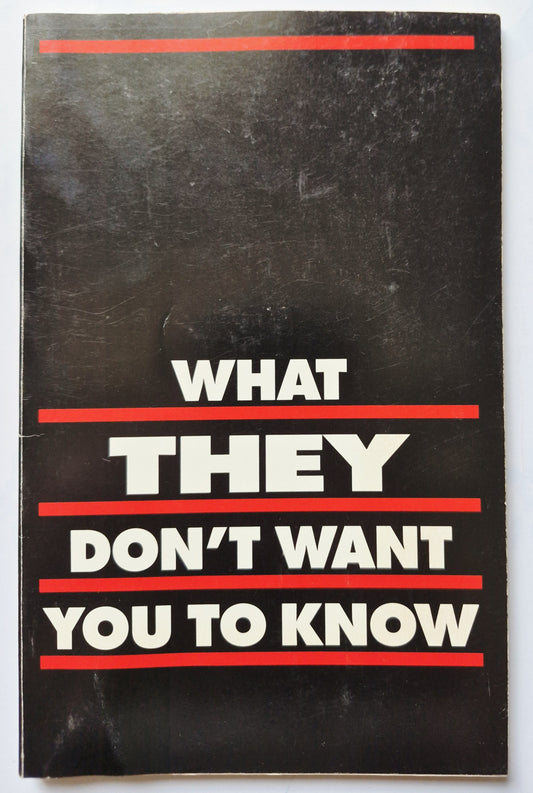 What THEY Don't Want You to Know by Boardroom Reports (Very Good 1983 Pbk 60 pgs)