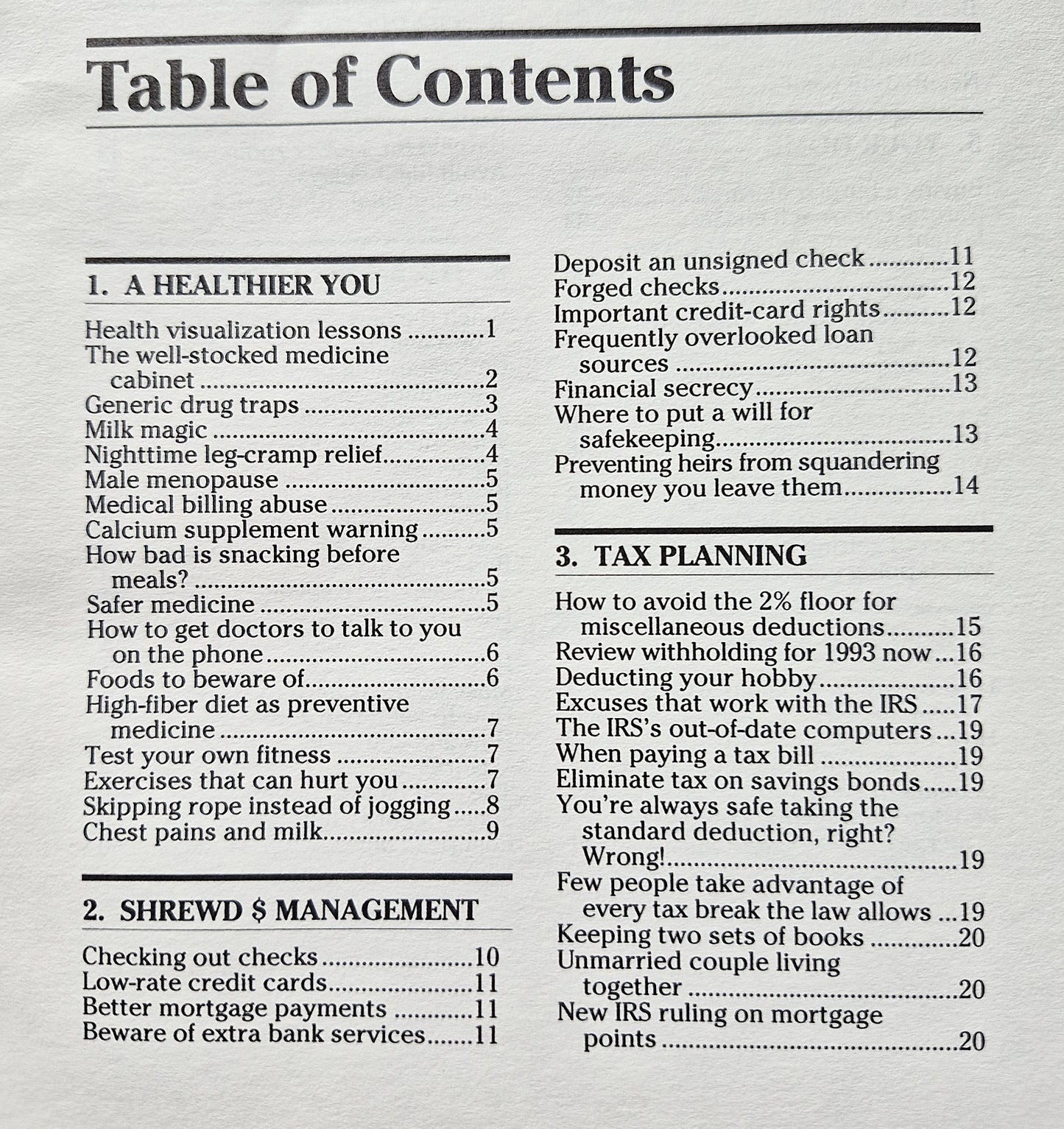 What THEY Don't Want You to Know by Boardroom Reports (Very Good 1983 Pbk 60 pgs)