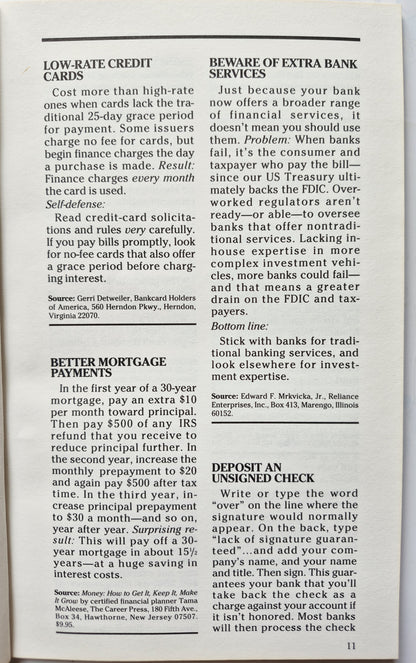 What THEY Don't Want You to Know by Boardroom Reports (Very Good 1983 Pbk 60 pgs)