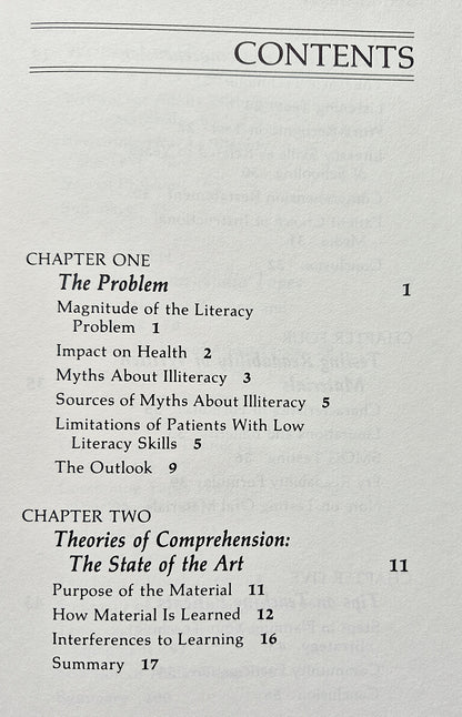 Teaching Patients with Low Literacy Skills by Cecilia C. Doak; Leonard G. Doak; Jane H. Root (Very Good 1985 Pbk 171 pgs J.B. Lippincott Co.)