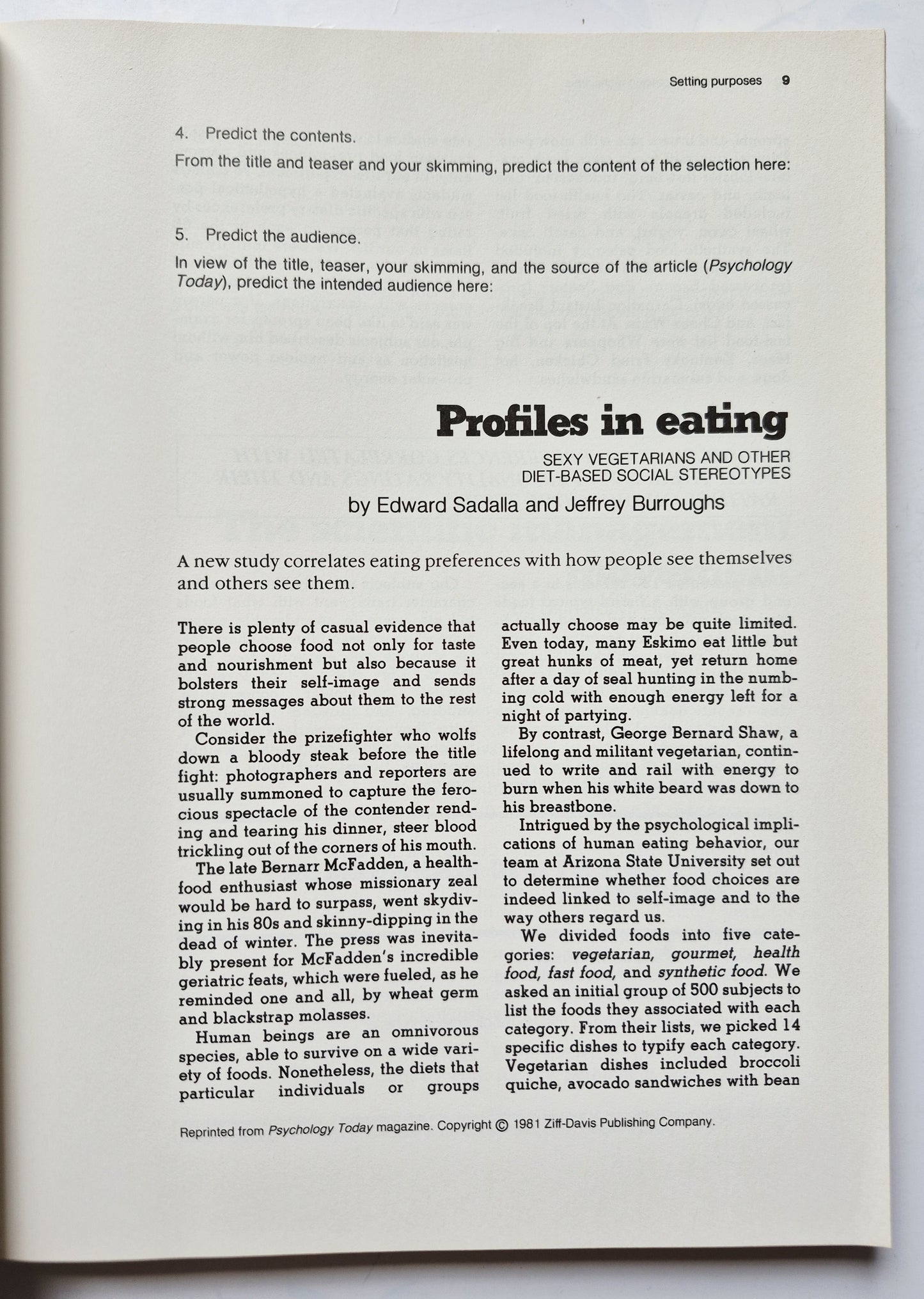 Reading Faster for Ideas by Elaine L. Cohen; Mary A. Poppino (Good 1984 Pbk 321 pgs Holt Rinehart & Wilson)