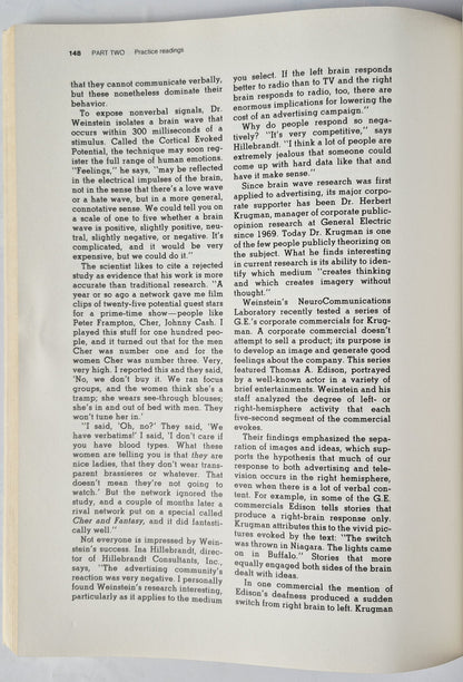 Reading Faster for Ideas by Elaine L. Cohen; Mary A. Poppino (Good 1984 Pbk 321 pgs Holt Rinehart & Wilson)