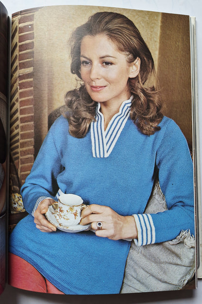 Knitting: Stitches and Patterns by Diana Biggs (Very good, 1972, HC, 176 pgs, Crown Pub.)