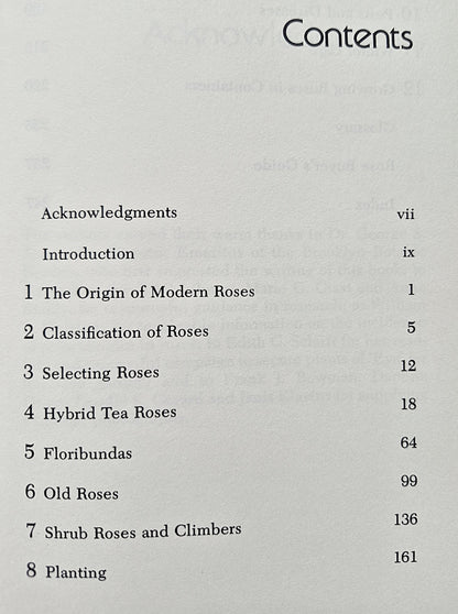 Peter Malins' Rose Book by Peter Malins; M. M. Graff (Very good, 1979, HC, 258 pgs, Dodd Mead & Co.)