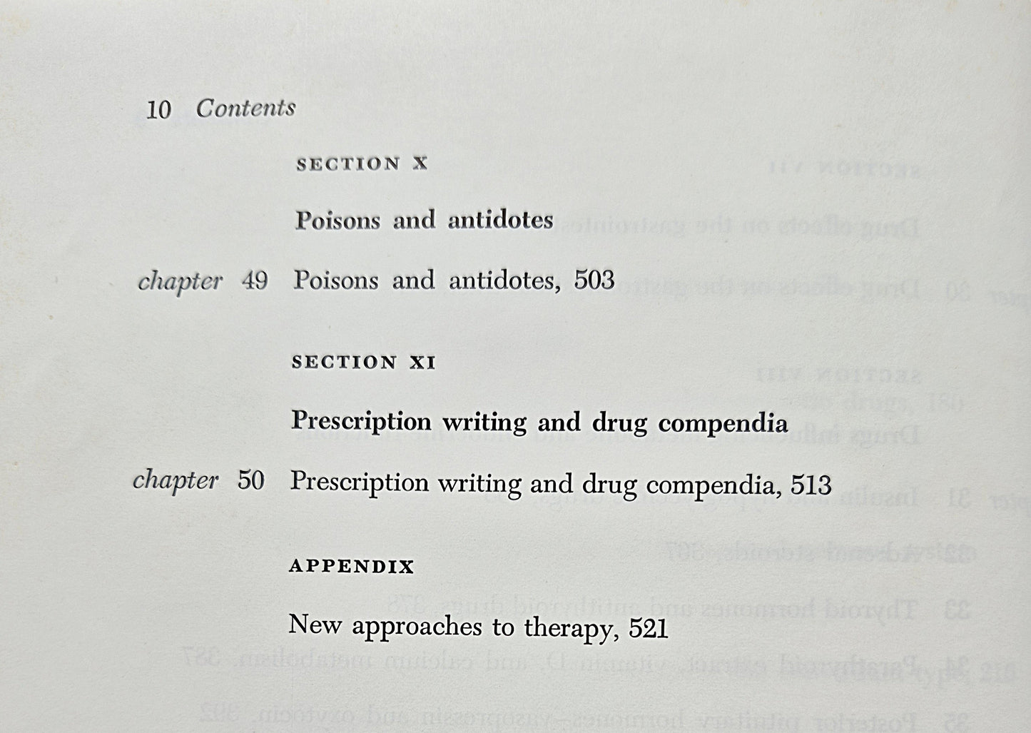 Medical Pharmacology: Principles and Concepts by Andres Goth (Good, 1961, HC, 551 pgs, C. V. Mosby Co.)