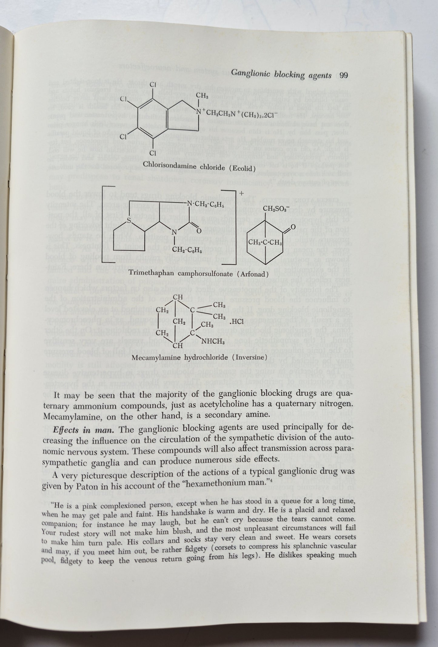 Medical Pharmacology: Principles and Concepts by Andres Goth (Good, 1961, HC, 551 pgs, C. V. Mosby Co.)