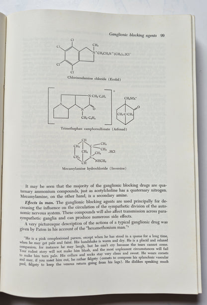 Medical Pharmacology: Principles and Concepts by Andres Goth (Good, 1961, HC, 551 pgs, C. V. Mosby Co.)