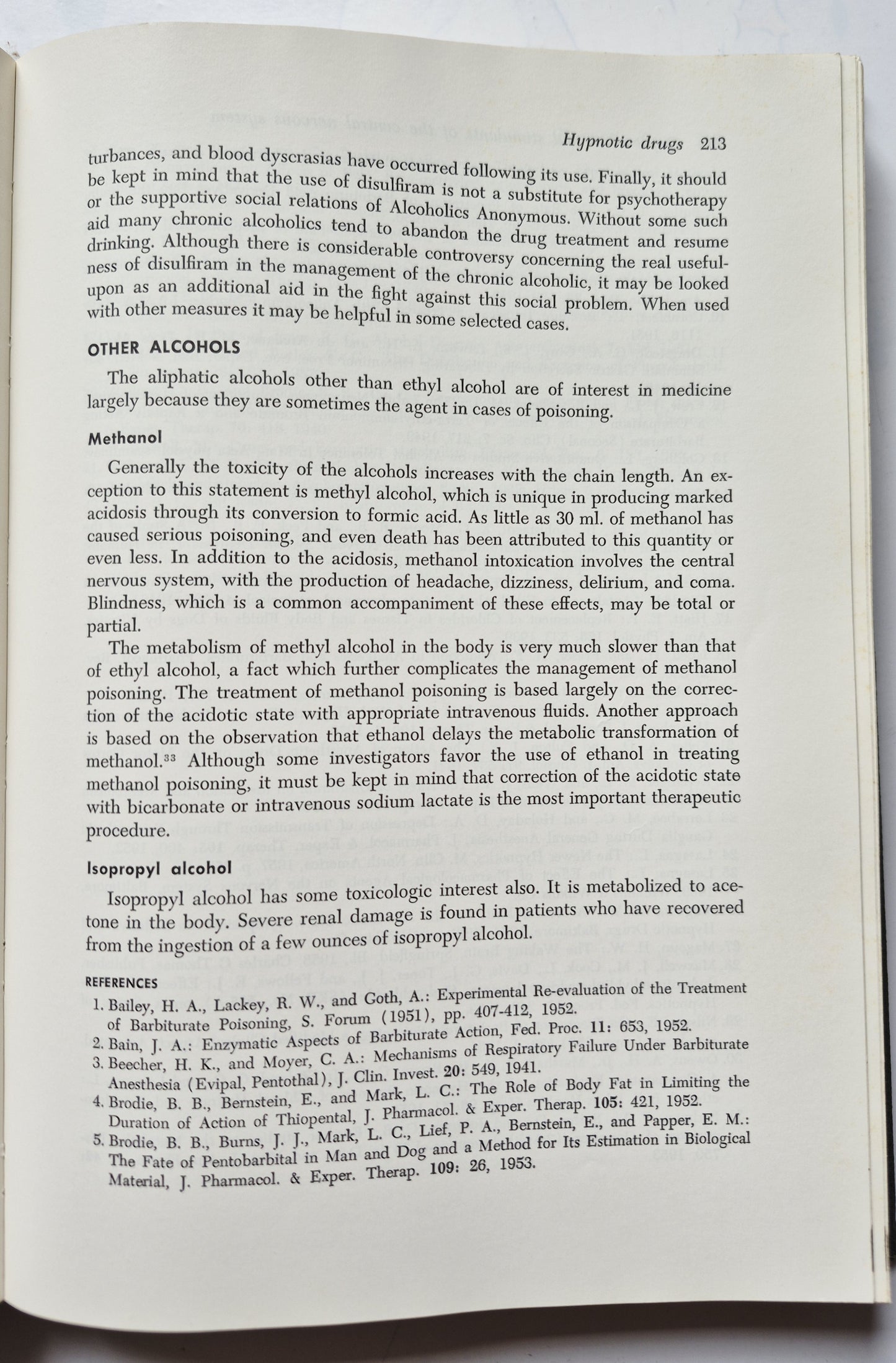 Medical Pharmacology: Principles and Concepts by Andres Goth (Good, 1961, HC, 551 pgs, C. V. Mosby Co.)