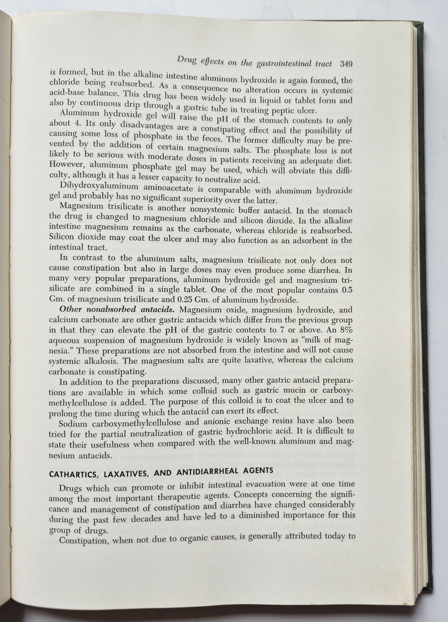 Medical Pharmacology: Principles and Concepts by Andres Goth (Good, 1961, HC, 551 pgs, C. V. Mosby Co.)