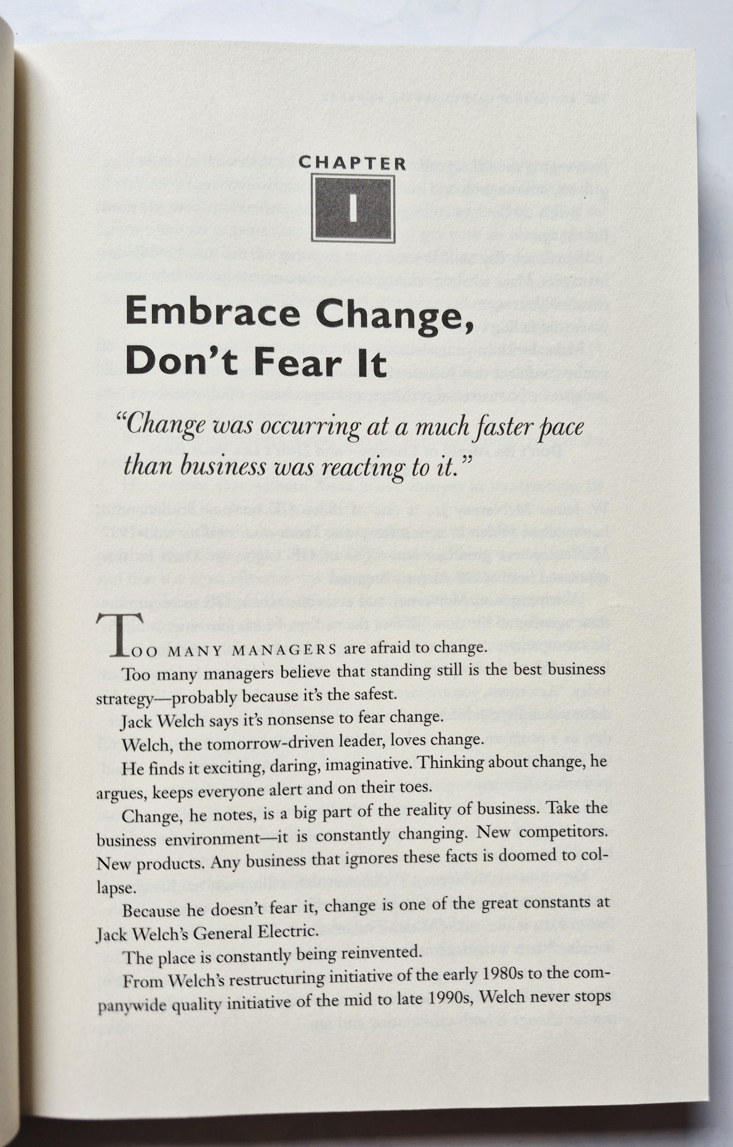 Jack Welch and the GE Way by Robert Slater (Very good, 1999, HC, 328 pgs, McGraw-Hill)