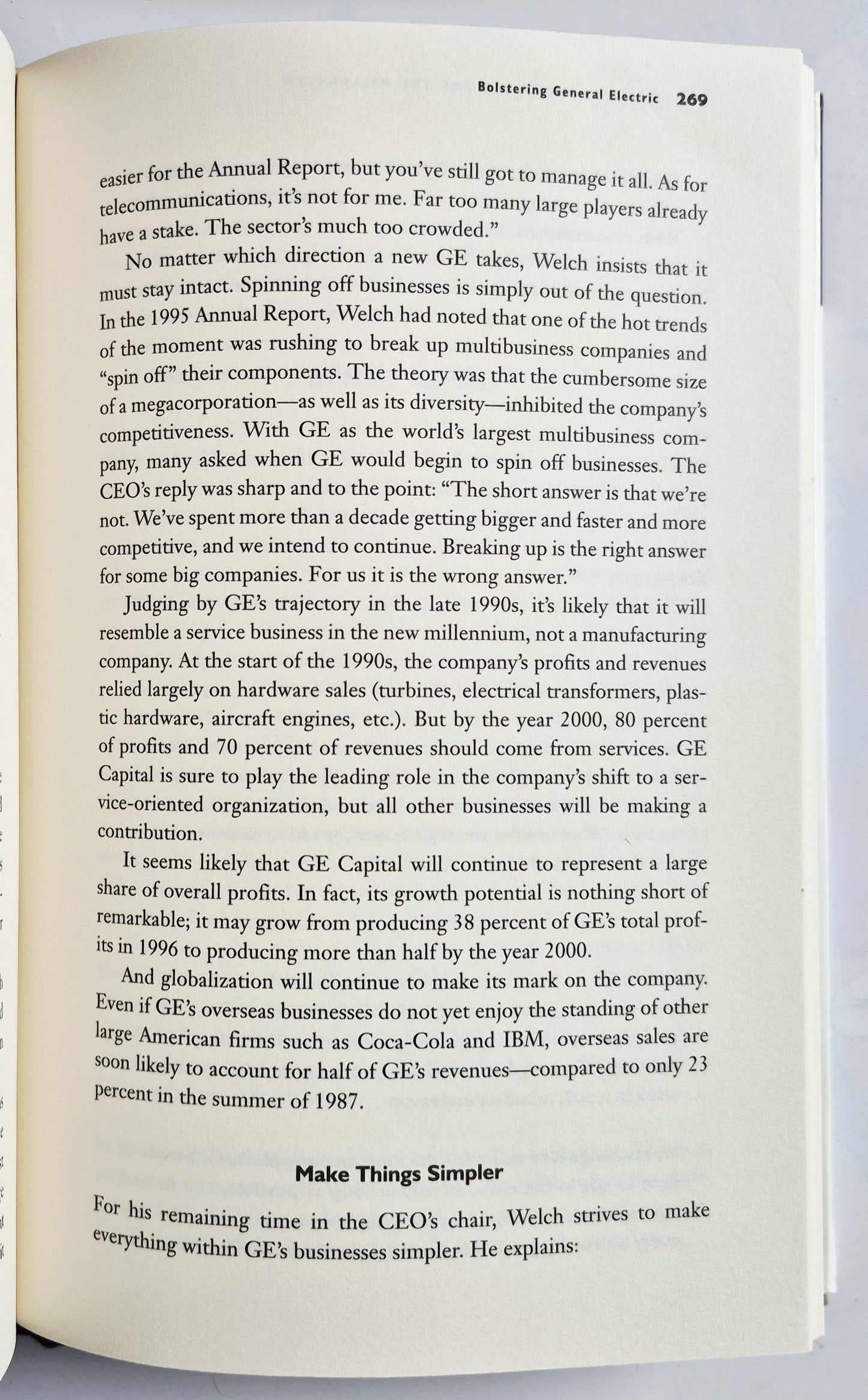 Jack Welch and the GE Way by Robert Slater (Very good, 1999, HC, 328 pgs, McGraw-Hill)