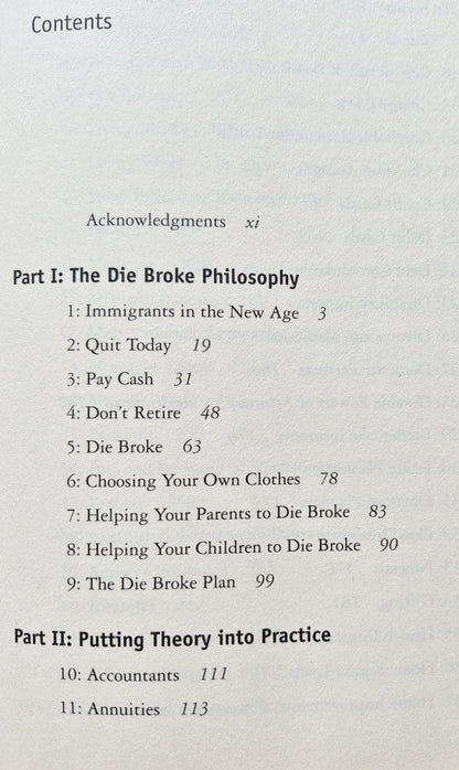 Die Broke: A Radical, Four-Part Financial Plan by Stephen M. Pollan (Very good, 1998, HC, 304 pgs, HarperBusiness)