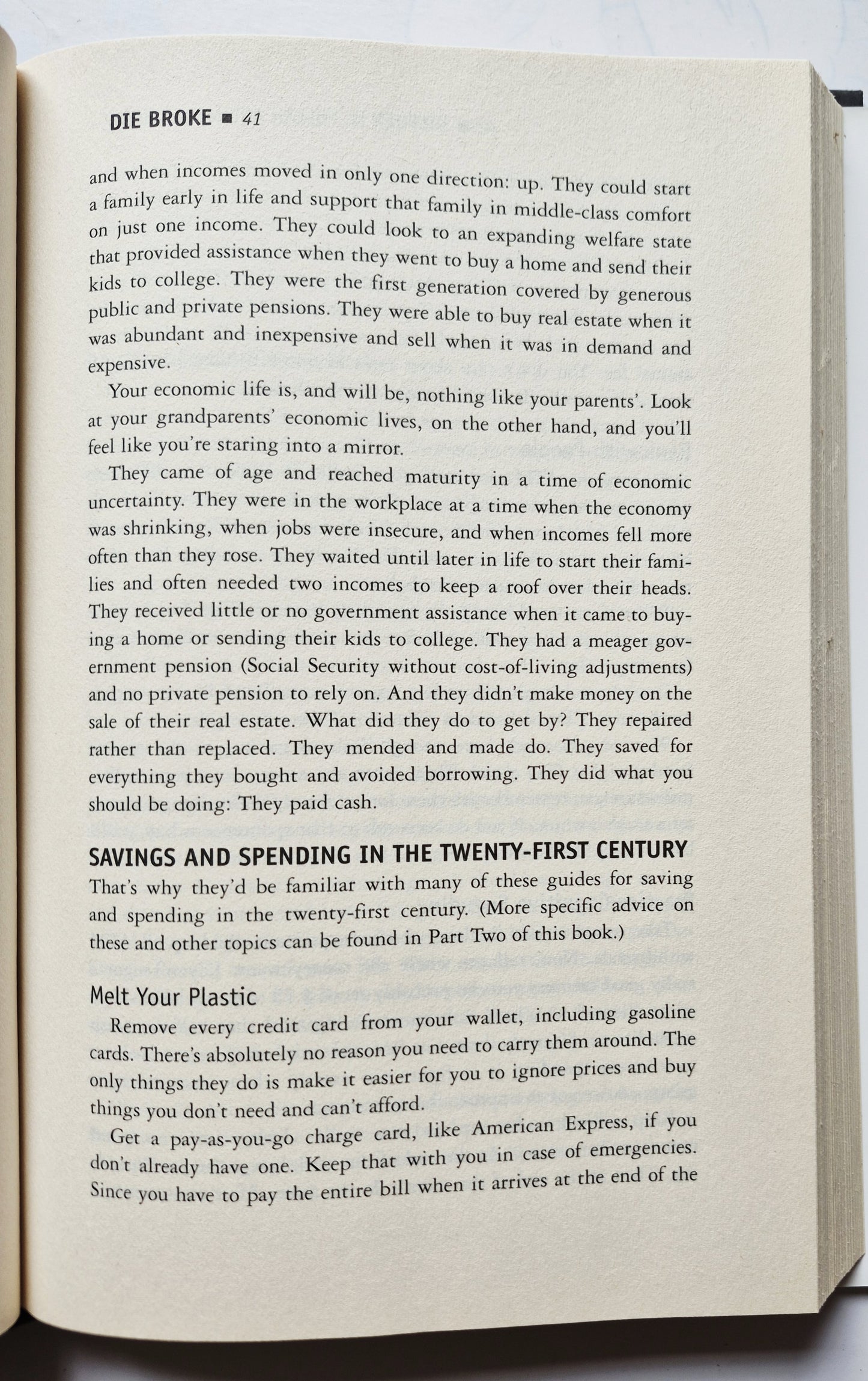 Die Broke: A Radical, Four-Part Financial Plan by Stephen M. Pollan (Very good, 1998, HC, 304 pgs, HarperBusiness)