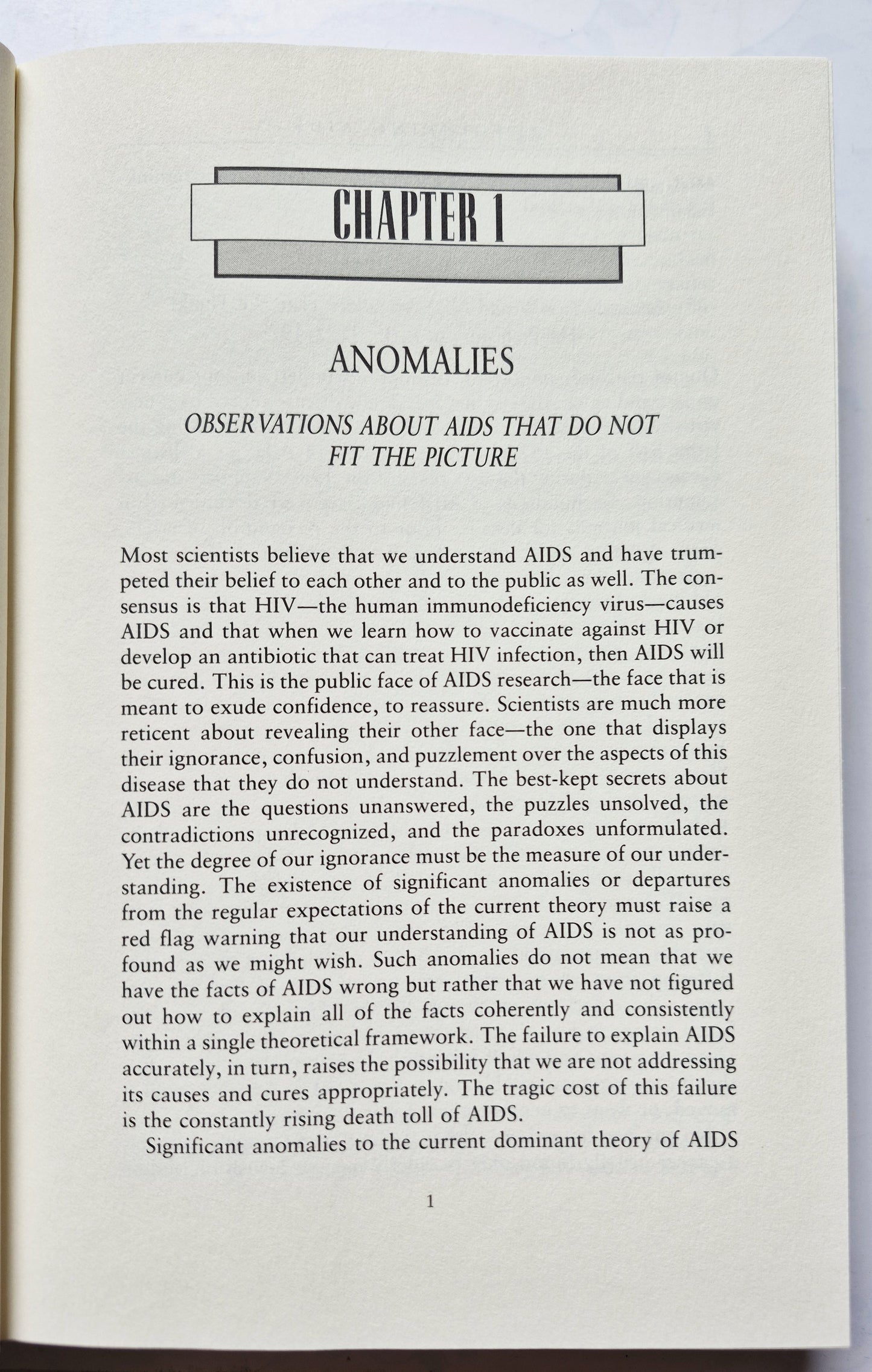 Rethinking AIDS: The Tragic Cost of Premature Consensus by Robert Root-Bernstein (Very good, 1993, HC, 512 pgs, The Free Press)
