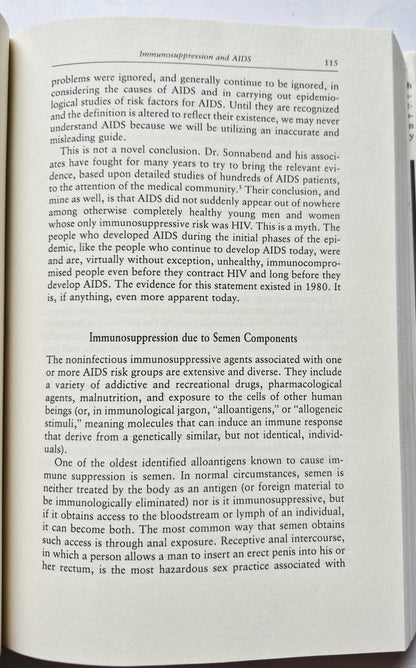 Rethinking AIDS: The Tragic Cost of Premature Consensus by Robert Root-Bernstein (Very good, 1993, HC, 512 pgs, The Free Press)