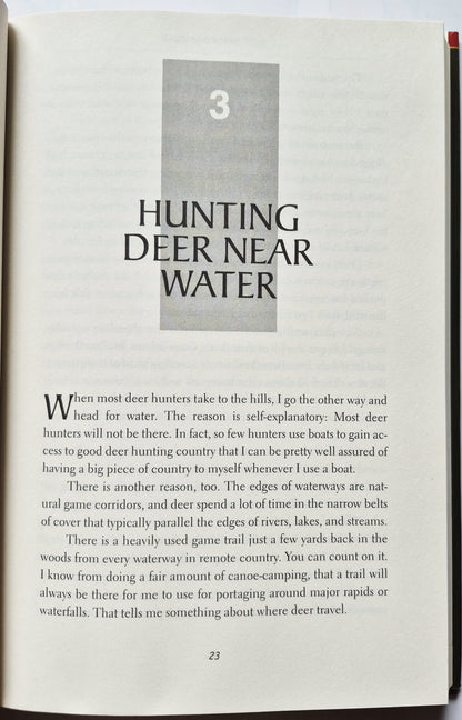 In the Deer Woods: Tips, Tactics and Adventure Tales of Hunting for Whitetails, Mulies, Moose, Elk, and Caribou by Jerome B. Robinson (Very Good, 2000, HC, 216 pgs, The Lyons Press)