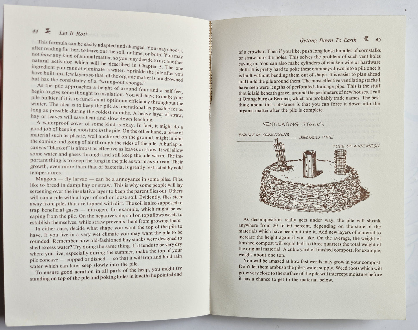 Let It Rot! The Home Gardener's Guide to Composting by Stu Campbell (Good, 1975, Pbk, 152 pgs)