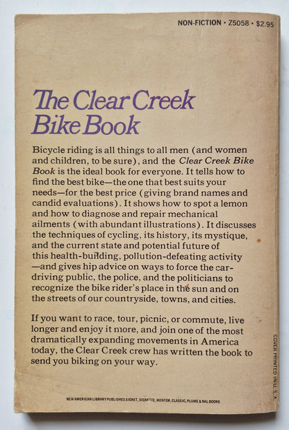 The Clear Creek Bike Books by Hal Aigner; Bob Jensen et al (Good, 1972, Pbk, 179 pgs, New American Library)