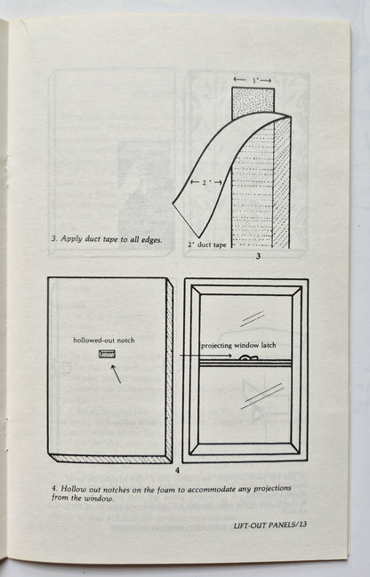 Make Your Own Insulated Window Shutters by E.A. Proulx (Very Good, 1981, Pbk, 32 pgs, Garden Way Publ.)