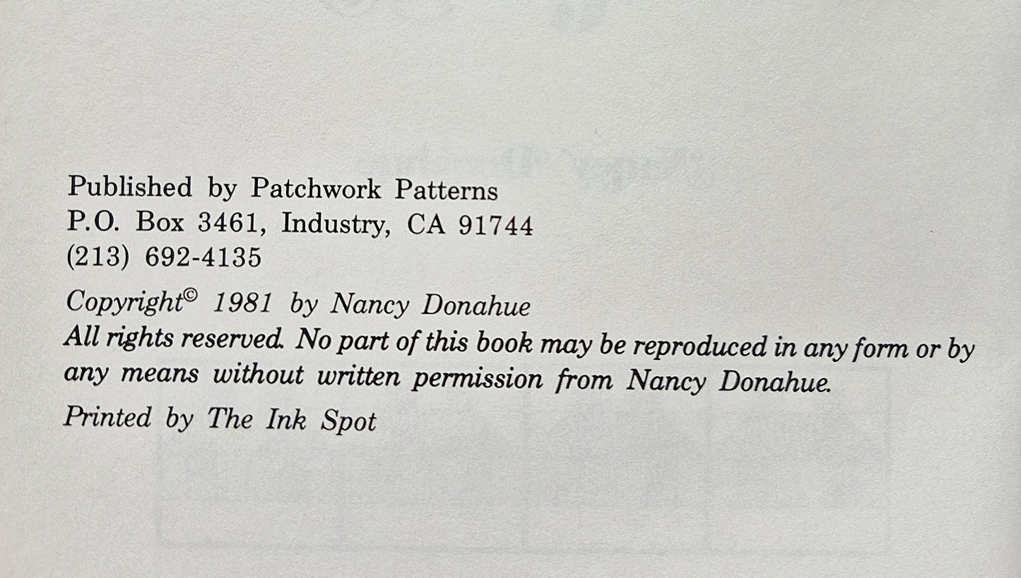 Little Patchwork Things by Nancy Donahue (Very Good, 1981, Pbk, 104 pgs, Patchwork Patterns)