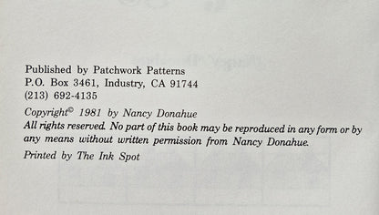 Little Patchwork Things by Nancy Donahue (Very Good, 1981, Pbk, 104 pgs, Patchwork Patterns)