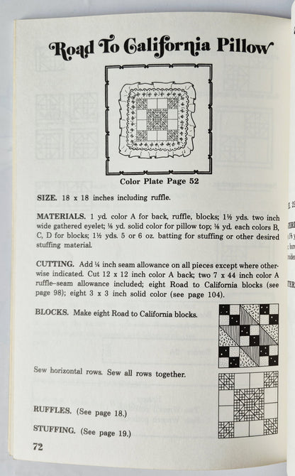 Little Patchwork Things by Nancy Donahue (Very Good, 1981, Pbk, 104 pgs, Patchwork Patterns)