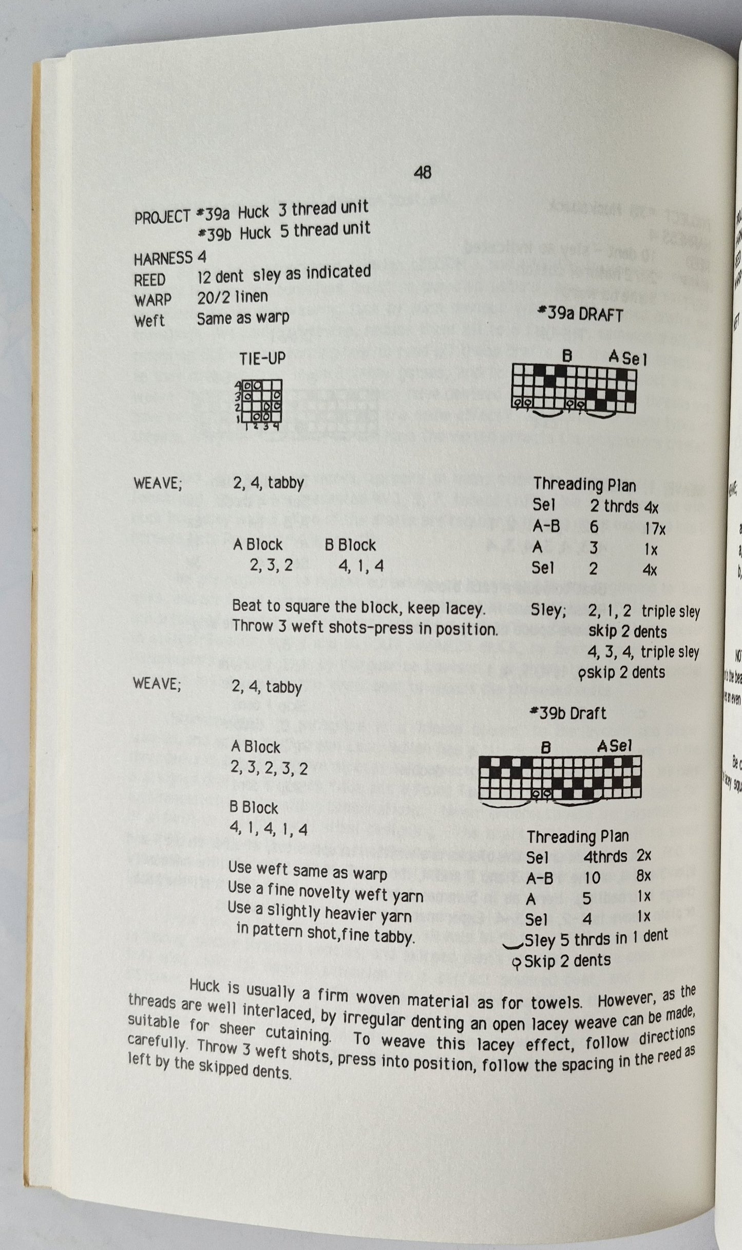 Lace and Lacey Weaves by Mary E. Snyder (Very Good, 1986, Pbk, 101 pgs, Robin & Russ)