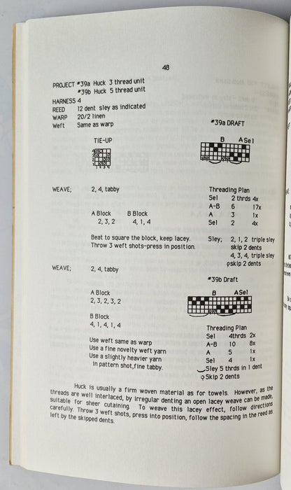 Lace and Lacey Weaves by Mary E. Snyder (Very Good, 1986, Pbk, 101 pgs, Robin & Russ)